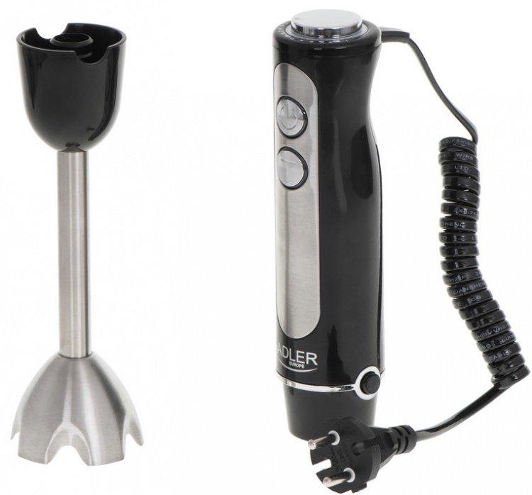 Adler AD 4625 Stavmixer 1500W, Svart