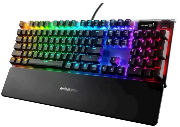 SteelSeries Apex 7 Gamingtangentbord med RGB och OLED-display