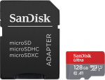 SanDisk Ultra Minneskort microSDXC, 128GB SanDisk Ultra Minneskort microSDXC, 128GB