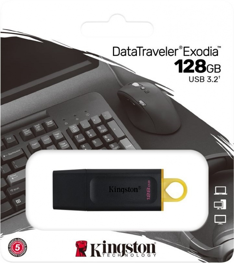 Kingston USB-Minne DataTraveler Exodia, 128GB