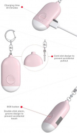 Safe n Sound Överfallslarm, Rosa Safe n Sound Överfallslarm, Rosa