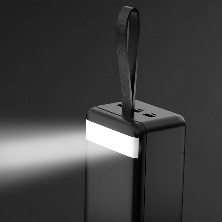 XO Powerbank 50000mAh 22.5W, Svart