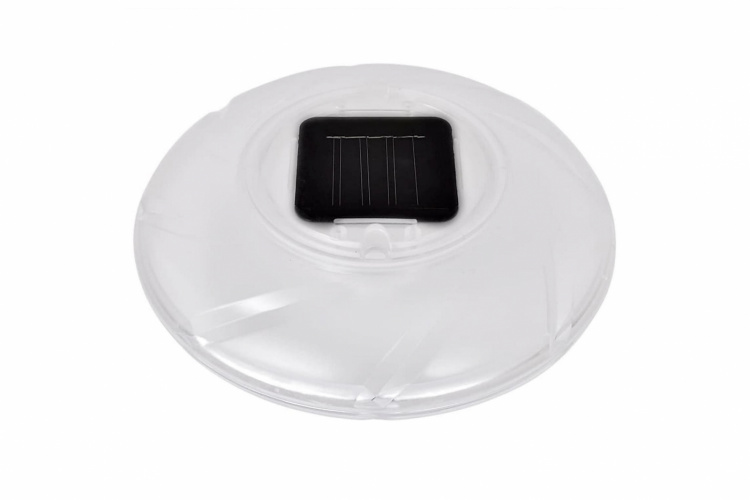 Bestway Flytande Poolbelysning LED-solcellslampa, 7 färger, 18cm