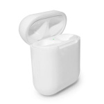 Fodral i mjuk silikon till Apple Airpods, Vit/transparet