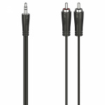 Hama 3.5mm - 2x RCA ljudadapterkabel, 3m Hama 3.5mm - 2x RCA ljudadapterkabel, 3m
