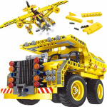Goodyear licenced Lego - 2 i 1 - Dumper och Flygplan