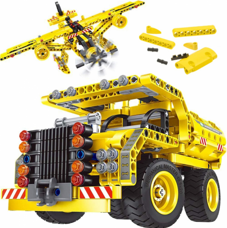 Goodyear licenced Lego - 2 i 1 - Dumper och Flygplan