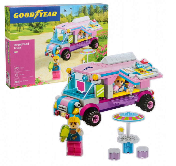Goodyear licenced Lego - Street food truck 215 delar