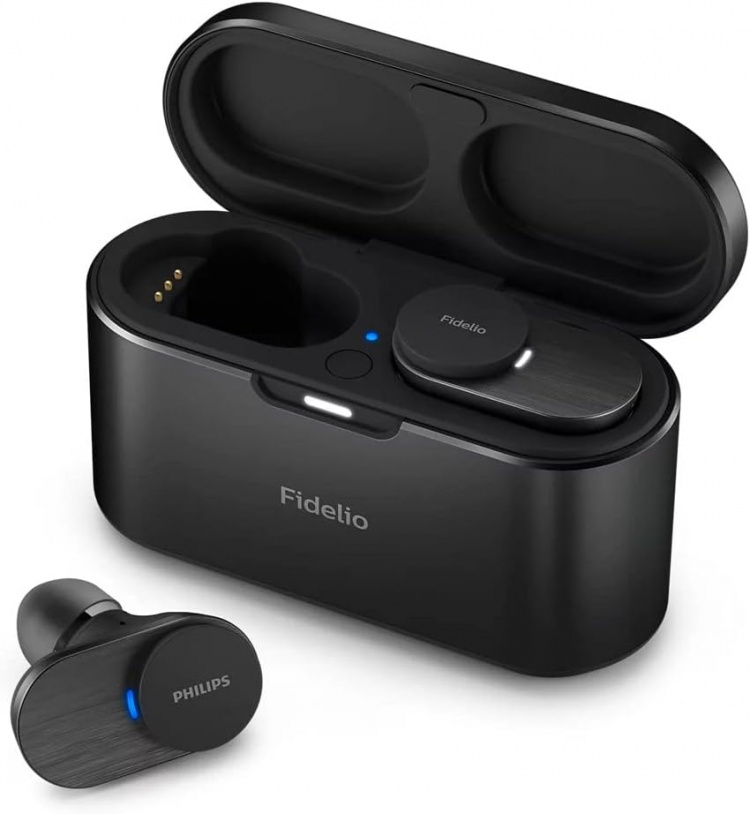 Philips Fidelio T1 Trådlösa Hörlurar, In-Ear, Svart