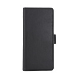 Essentials Motorola Moto G54 PU Plånboksfodral, 3 kort, Svart