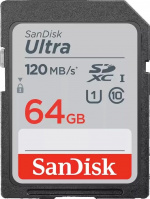 SanDisk Minneskort SDXC Ultra 64GB 140MB/s