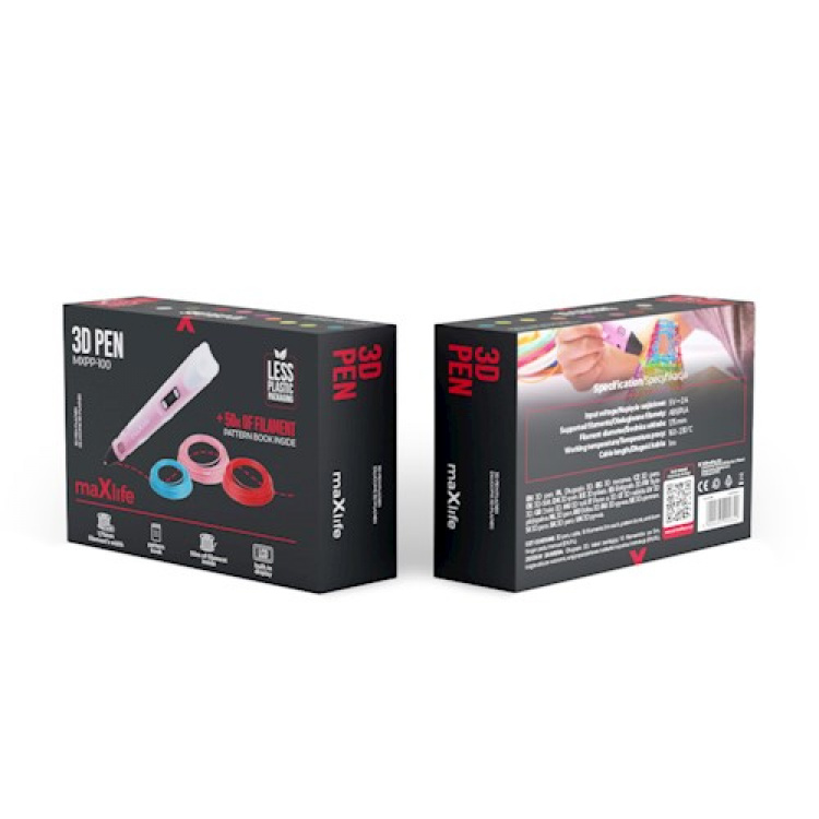 Maxlife 3D-penna MXPP-100, Rosa