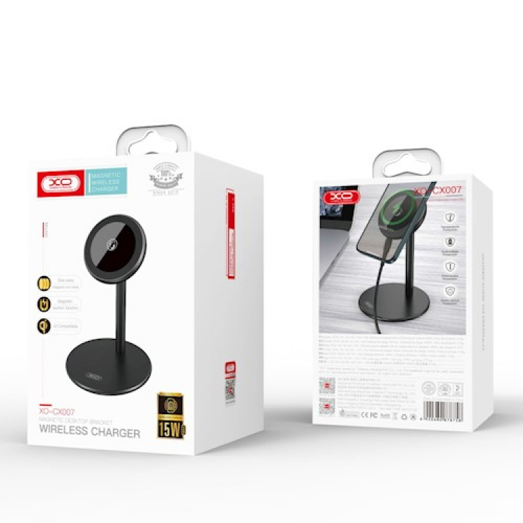 XO Magnetiskt Laddställ med Qi-laddare
