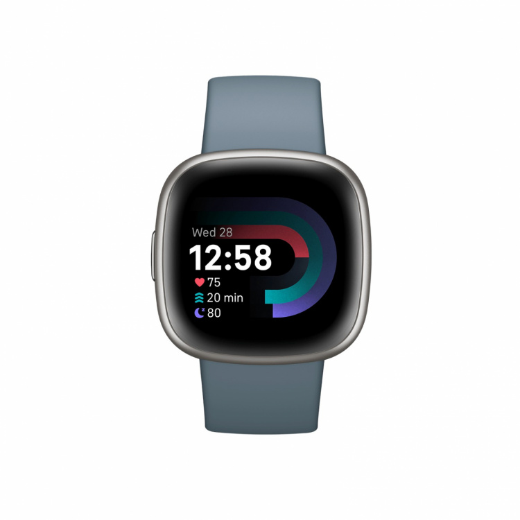 Fitbit Versa 4 Blå/Platinum