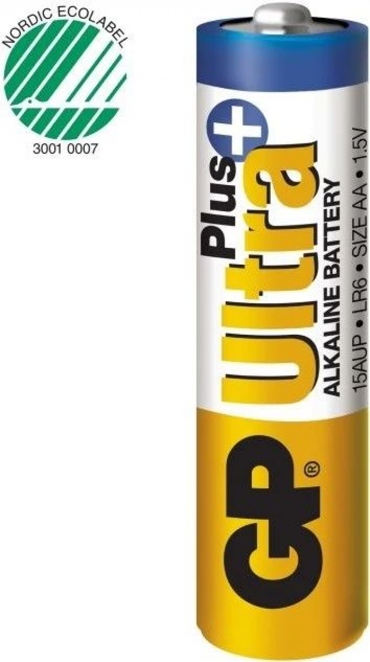 GP Ultra Plus Alkaline AA batteri, 15AUP/LR6, 4-pack