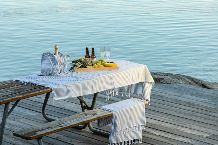 Lord Nelson Victory Medbo Tygpåse, Ljusgrå, 41x38 cm Lord Nelson Victory Medbo Tygpåse, Ljusgrå, 41x38 cm