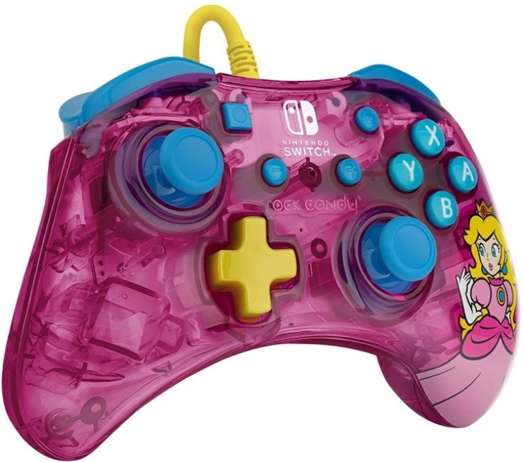 PDP Rock Candy Wired Controller - Peach (Switch)