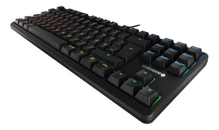 Cherry G80-3000N RGB TKL, MX Silent Red, RGB, svart