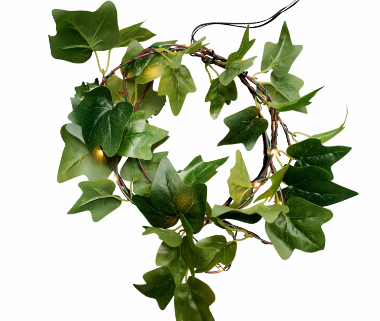 GadgetMonster Ljusslinga med gröna blad