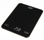 Adler AD 3177b Köksvåg 10kg, USB-laddning, Svart