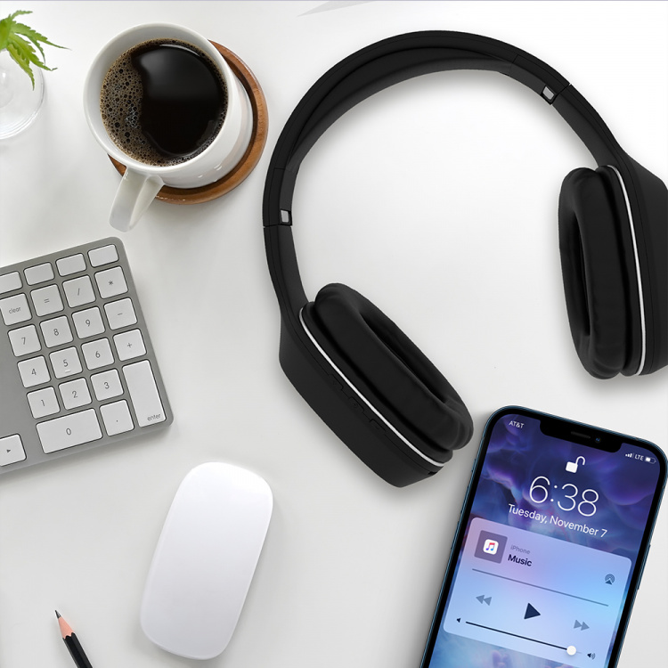 Forever BTH-505 Trådlöst headset, On-ear, Svart Forever BTH-505 Trådlöst headset, On-ear, Svart