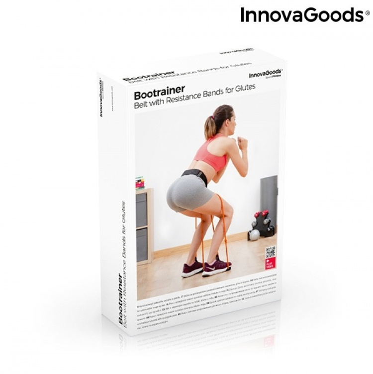 Bootrainer - Bälte med motståndsband för Glutes + Träningsguide