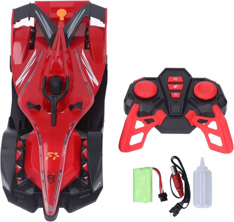 High-speed Formel-1 Spray Runner RC Bil, Röd High-speed Formel-1 Spray Runner RC Bil, Röd