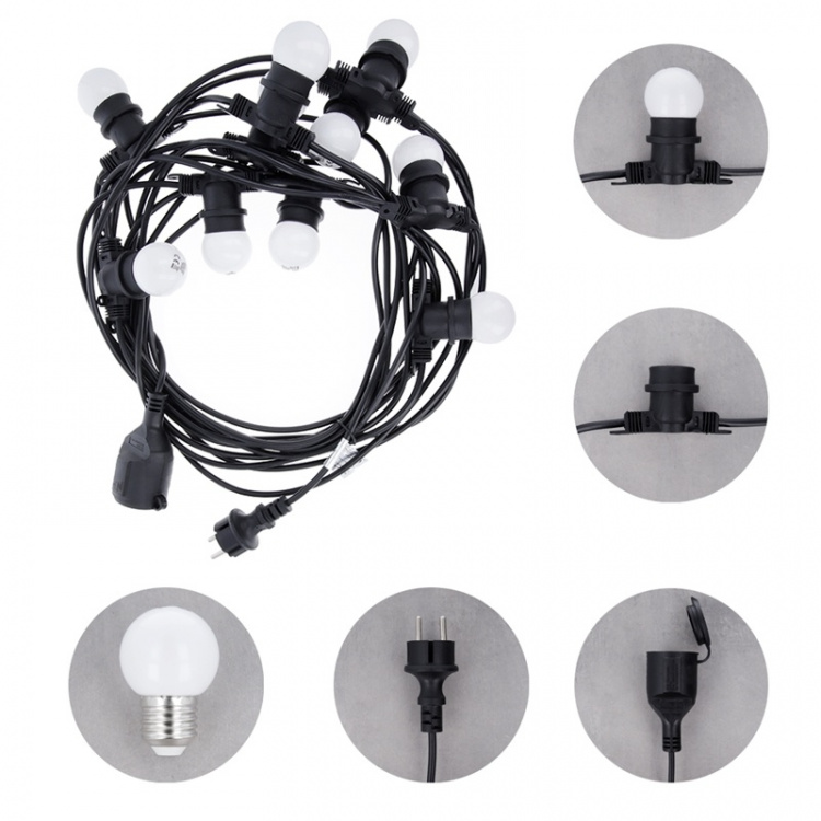 Forever Light Ledslinga, 10 2W lampor IP65, 12m Forever Light Ledslinga, 10 2W lampor IP65, 12m