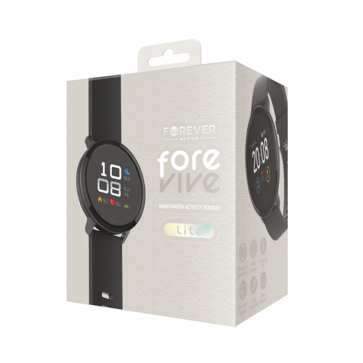 Forever Smartwatch ForeVive Lite SB-315, Svart