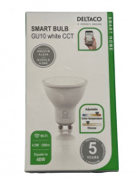 Smart LED-lampa, kall- och varmvit, GU10 sockel