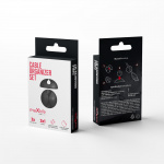 Maxlife Home Office kabeluppläggsset 3x1 hål svart