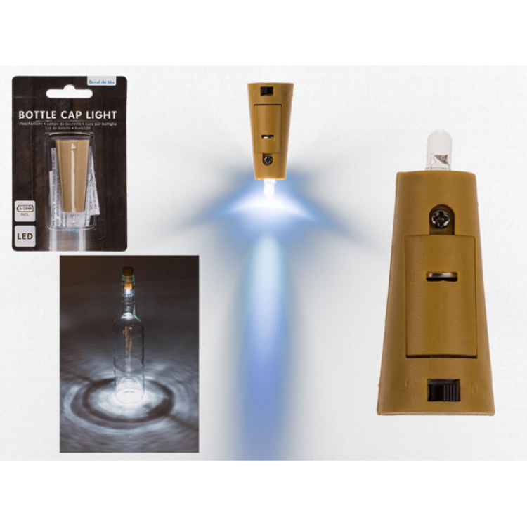 Kork med LED-lampa