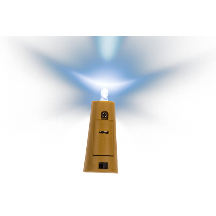 Kork med LED-lampa