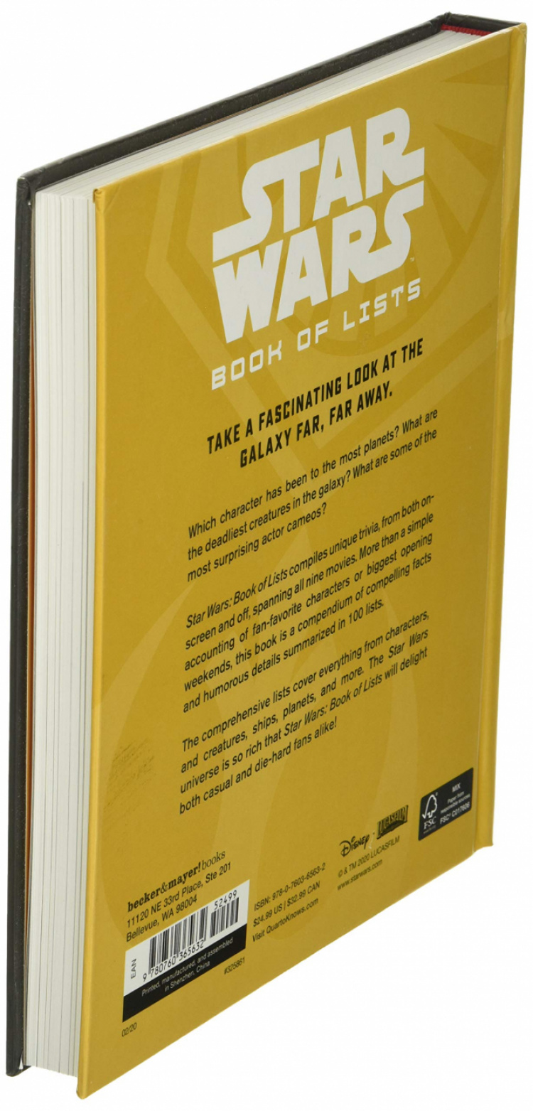 Star Wars: Book of Lists, Engelska