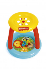 Bestway Fisher Price Uppblåsbar barnpool / Bollhav med djurmotiv Bestway Fisher Price Uppblåsbar barnpool / Bollhav med djurmotiv