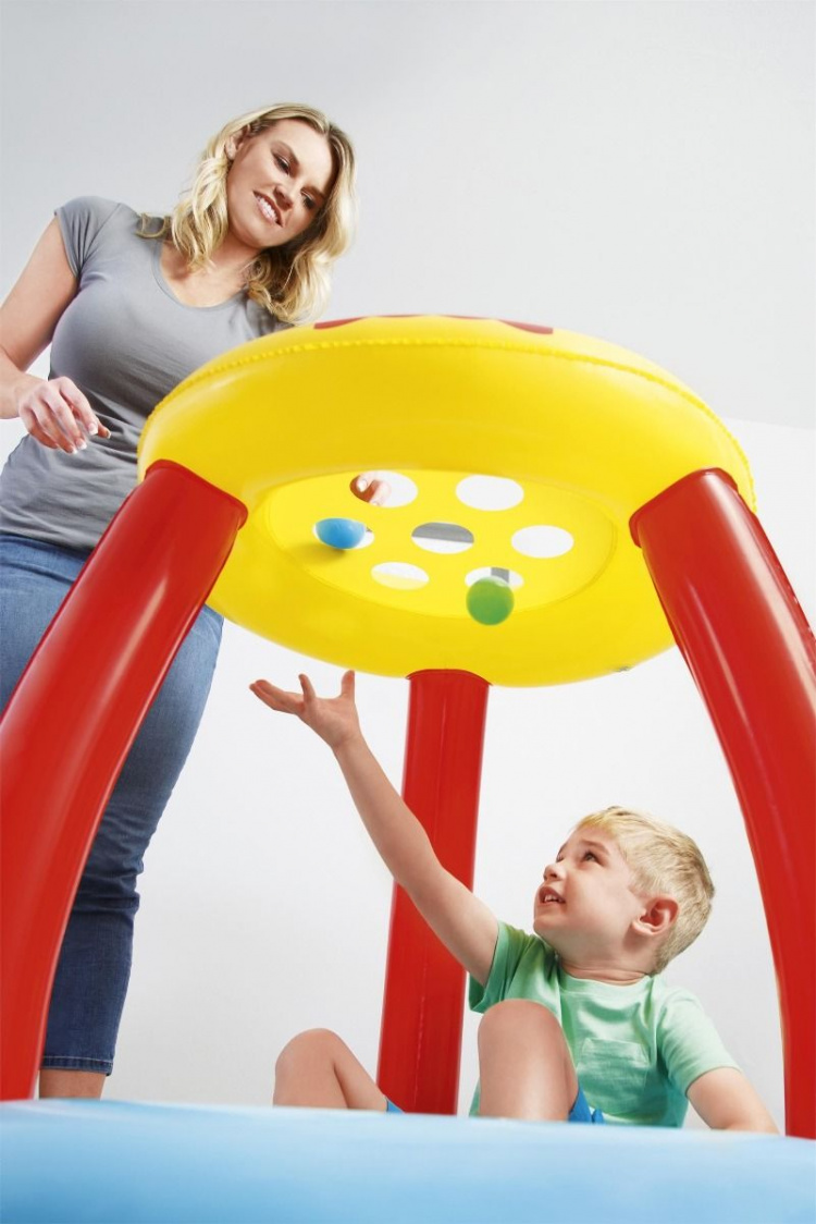 Bestway Fisher Price Uppblåsbar barnpool / Bollhav med djurmotiv Bestway Fisher Price Uppblåsbar barnpool / Bollhav med djurmotiv
