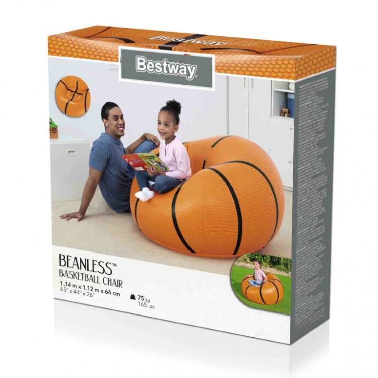 Bestway Uppblåsbar Fåtölj Basketboll Bestway Uppblåsbar Fåtölj Basketboll