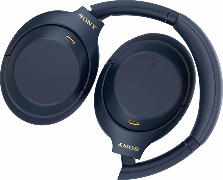 Sony wireless around-ear hörlurar WH-1000XM4, Blå Sony wireless around-ear hörlurar WH-1000XM4, Blå