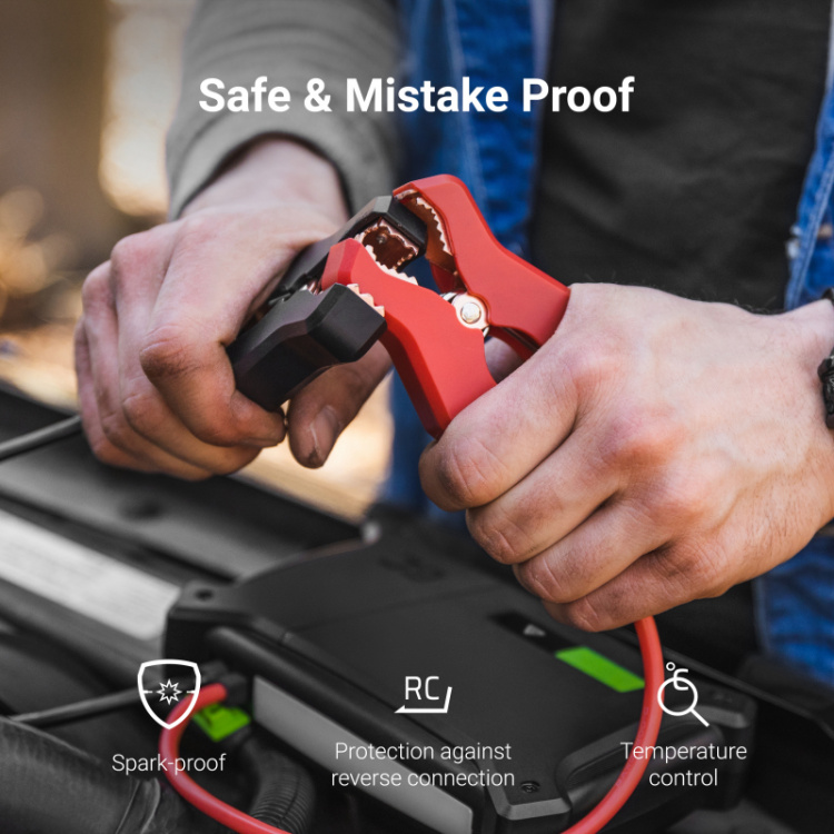 Green Cell PowerBoost Bilstartare, 16000mAh 2000A