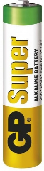 GP Super Alkaline AAA batteri, 24A/LR03, 20-pack GP Super Alkaline AAA batteri, 24A/LR03, 20-pack