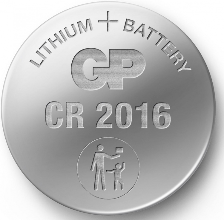 GP Knappcell Litium CR2016, 4-pack GP Knappcell Litium CR2016, 4-pack