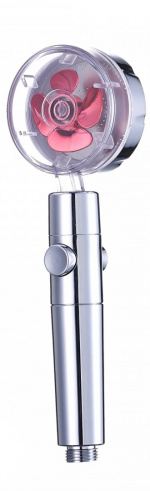 Herzberg Turbo Duschhuvud, Röd