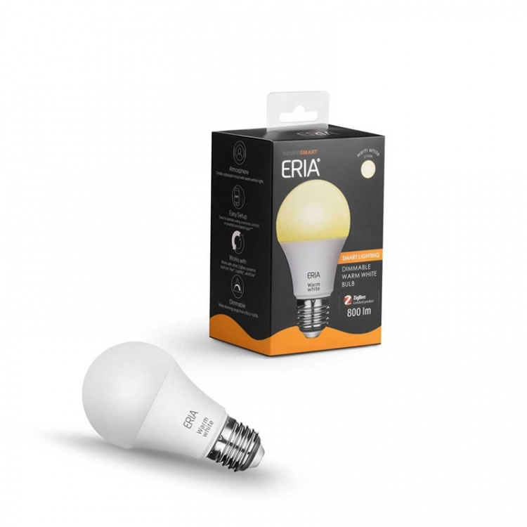 ADUROSMART Lampa E27 Varmvit Zigbee