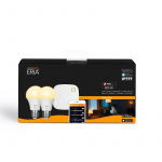 ADUROSMART Kit Lampa E27 Varmvit Dimbar Zigbee 2-pack