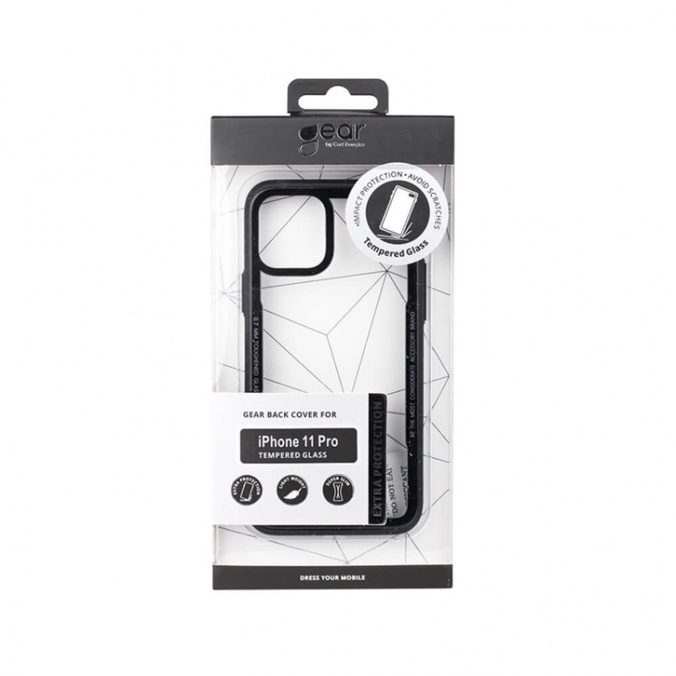 Gear Mobilskal Med Tempererat Glas Svart Iphone 11 Pro