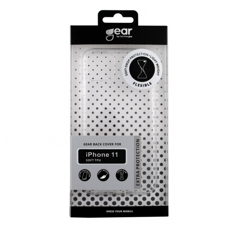 Gear Mobilskal TPU Transparent - iPhone 11 Gear Mobilskal TPU Transparent - iPhone 11