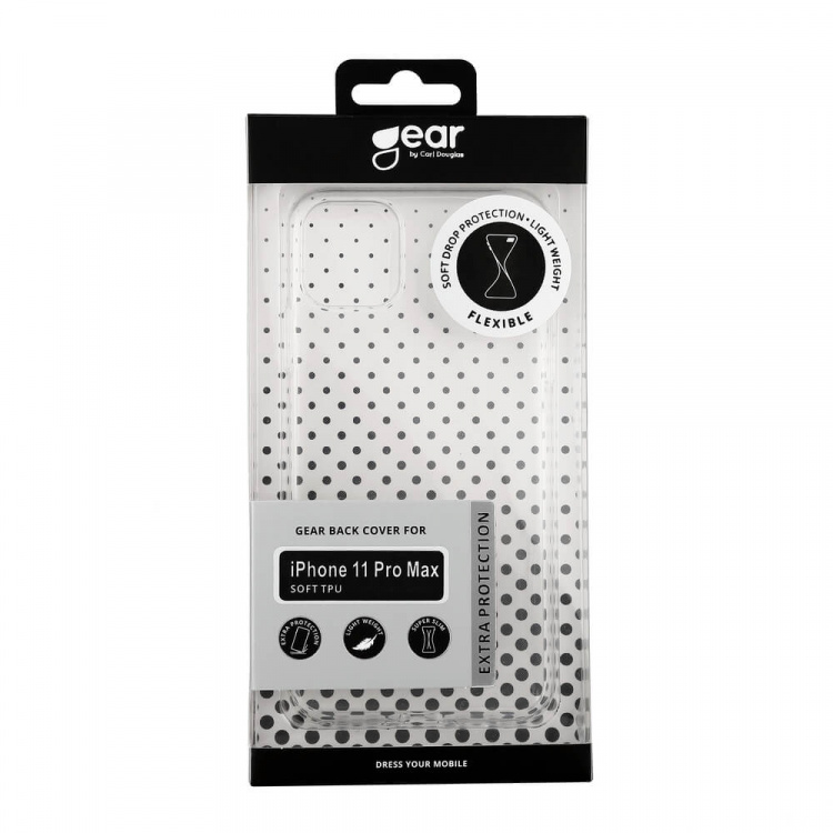Gear Mobilskal TPU Transparent - iPhone 11 Pro Max