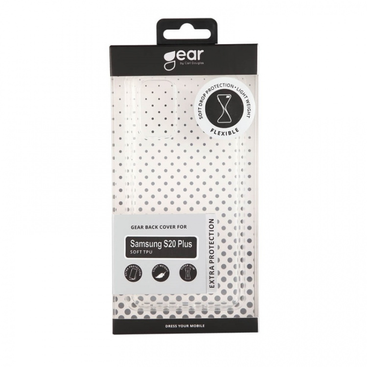 Gear Mobilskal TPU Transparent - Samsung S20 Plus Gear Mobilskal TPU Transparent - Samsung S20 Plus