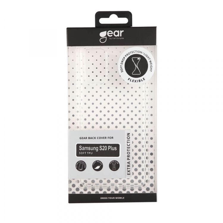 Gear Mobilskal TPU Transparent - Samsung S20 Plus Gear Mobilskal TPU Transparent - Samsung S20 Plus