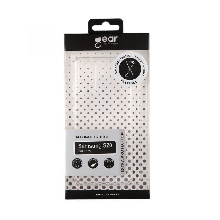 Gear Mobilskal TPU Transparent - Samsung S20 Gear Mobilskal TPU Transparent - Samsung S20